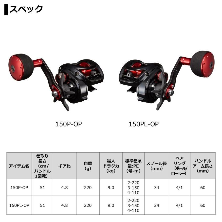 DAIWA（ダイワ） FUNE XT 150P-OP / フネXT 右ハンドル : つり具の
