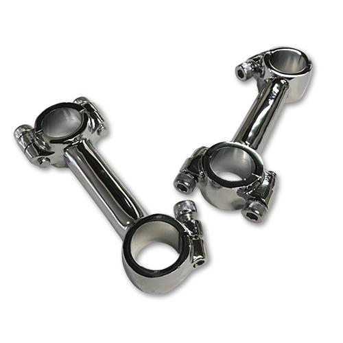 ブラス ポリッシュ 4インチ ドッグボーン ライザー セット 1インチ