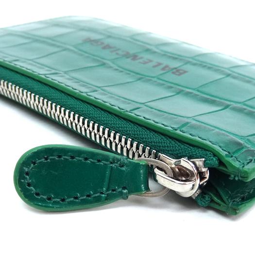 BALENCIAGA（バレンシアガ） コインカードホルダー クロコ型押し