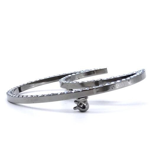 CHANEL（シャネル） ココマーク ラインストーン ムーンブローチ メタル