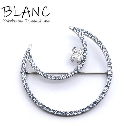 CHANEL（シャネル） ココマーク ラインストーン ムーンブローチ メタル