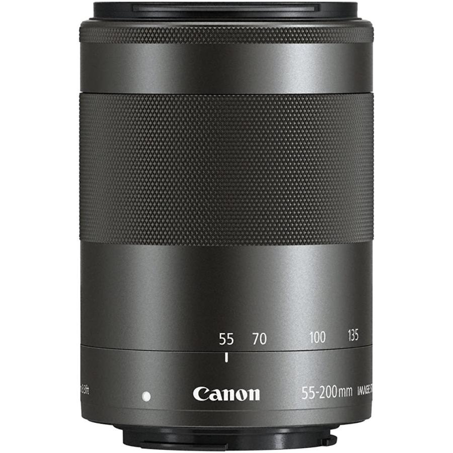 EF-M Canon EF-M55-200mm F4.5-6.3 IS STM ブラック (グラファイト