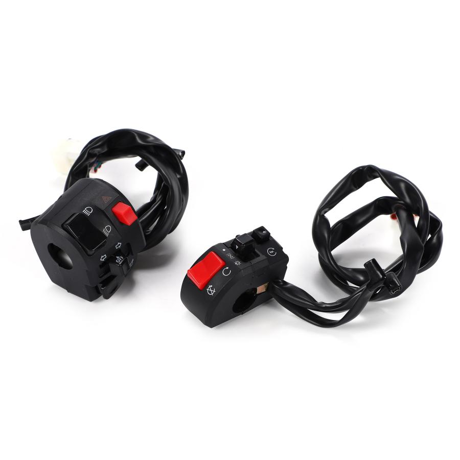 バイク ハンドル スイッチ ボックス 左右 汎用 多機能 ヤマハ カワサキ