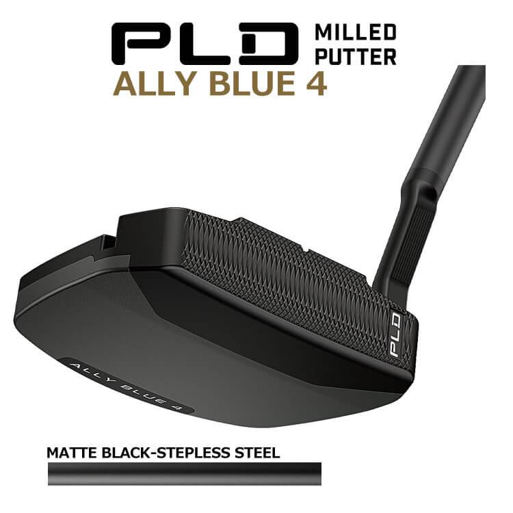 PING（ピン） PLD MILLED PUTTER ALLY BLUE 4 MATTE BLACK-STEPLESS