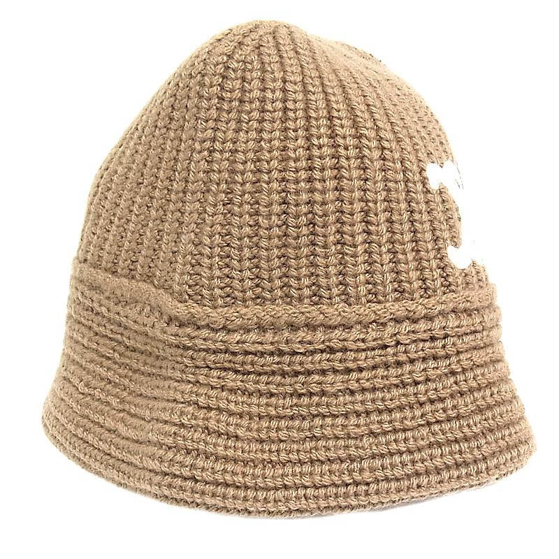 CELINE（セリーヌ） トリオンフ バケットハット ニット帽 カシミヤ100