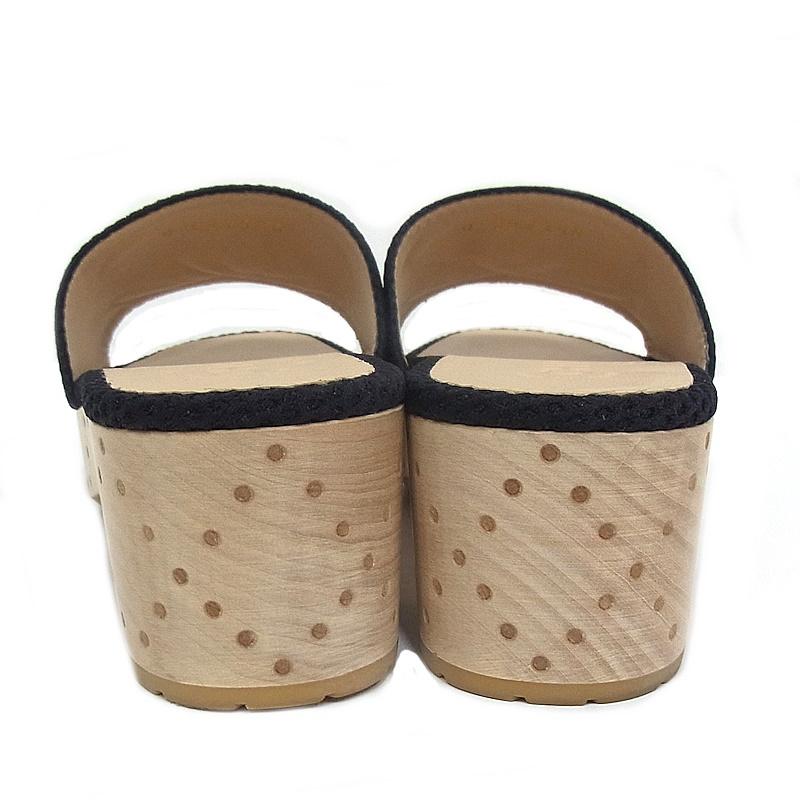 CHANEL（シャネル） サンダル ココマーク ウッドソール サイズ36 日本