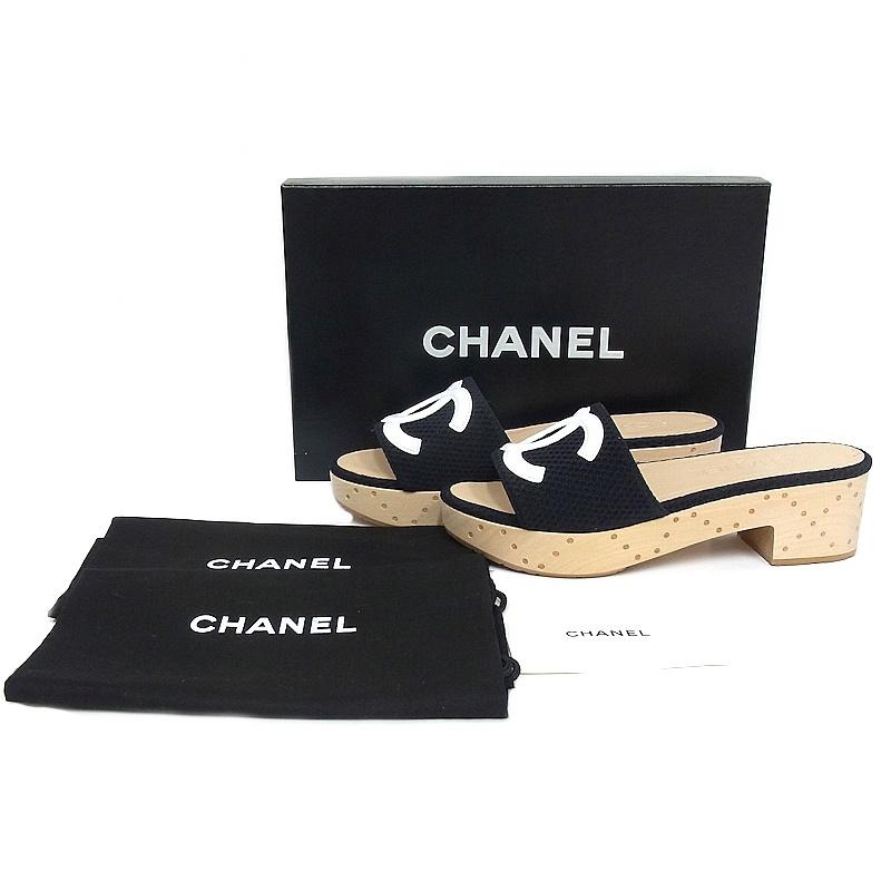 CHANEL（シャネル） サンダル ココマーク ウッドソール サイズ36 日本