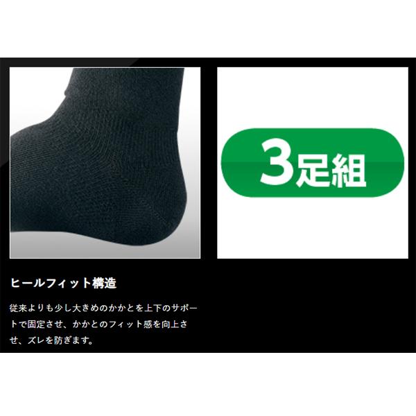 ゼット（ZETT） 【3足セット ショートパンツにも対応 カラーソックス