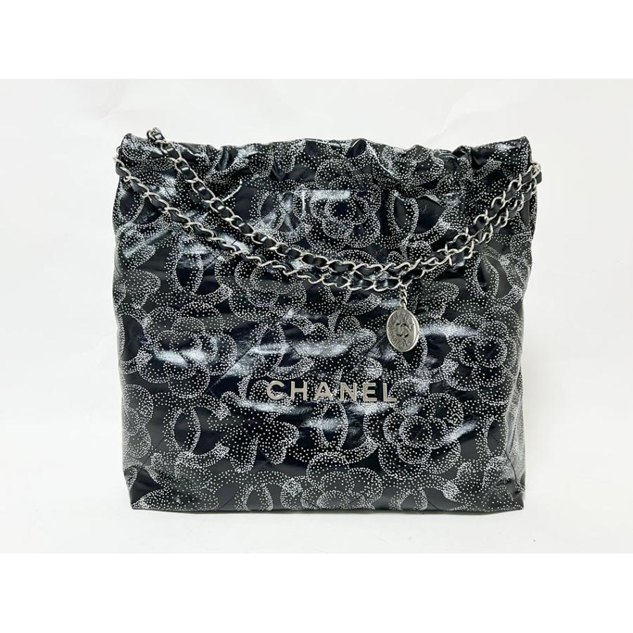 CHANEL（シャネル） シャネル22 カメリア レザー チェーンショルダー
