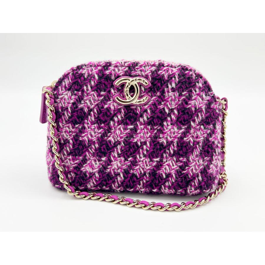 CHANEL（シャネル） チェーンショルダーバッグ ポーチ ツイード