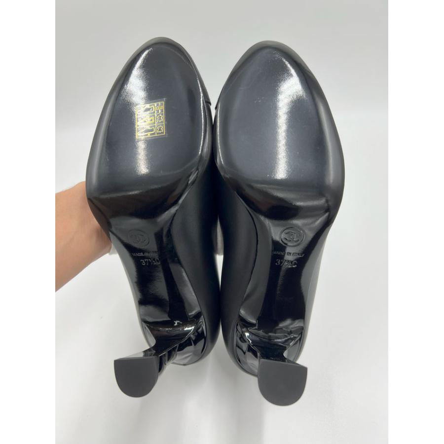 CHANEL（シャネル） パンプス ラムスキン ブラック 靴 レディース ココ