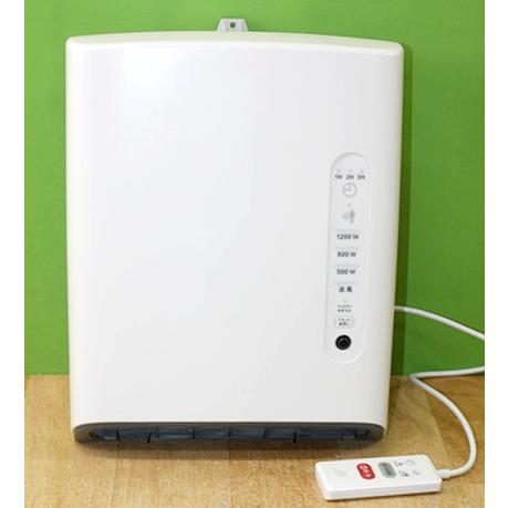 人感センサー付き脱衣所ヒーター DWC-A120P-WH 工事不要 壁掛け 暖房