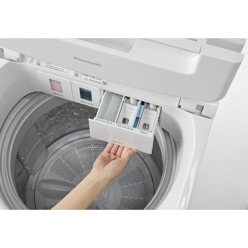 パナソニック NA-JFA8K2 全自動洗濯機 (洗濯8.0kg) マットホワイト