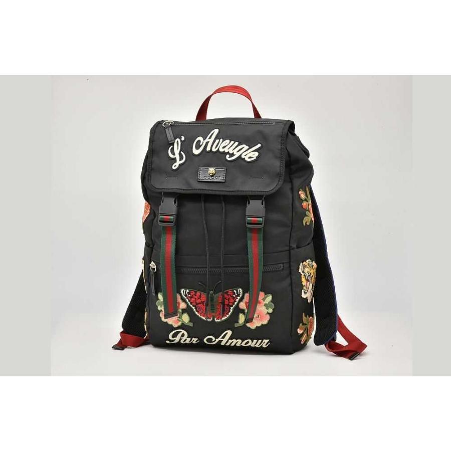 GUCCI（グッチ） テクノキャンバス バックパック キャットヘッド