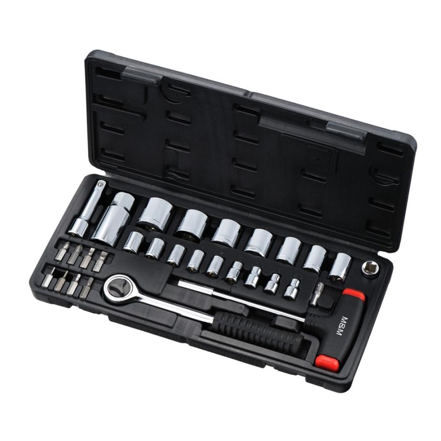 高儀（TAKAGI） M&M ソケットレンチセット 30pcs[工具 ネジ ボルト