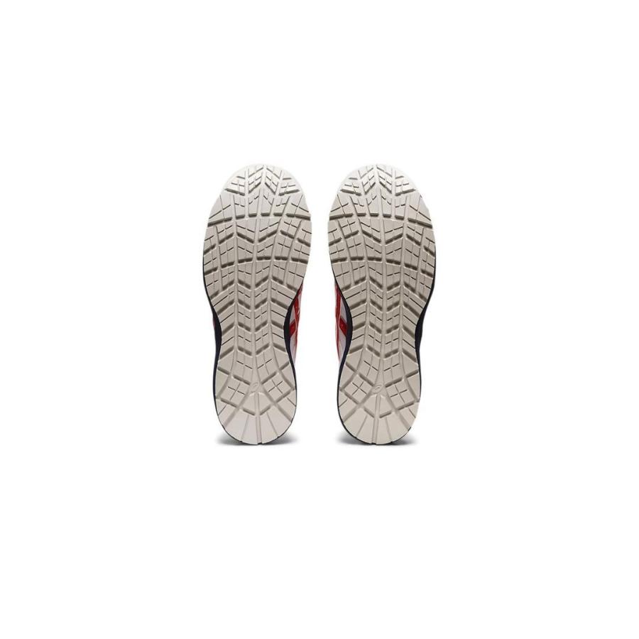 ウィンジョブ ASICS CP306 100 ホワイト×クラシックレッド アシックス