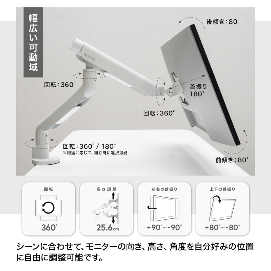 COFO 無重力モニターアーム Pro デュアル 17〜40インチ、2.5〜14kg対応