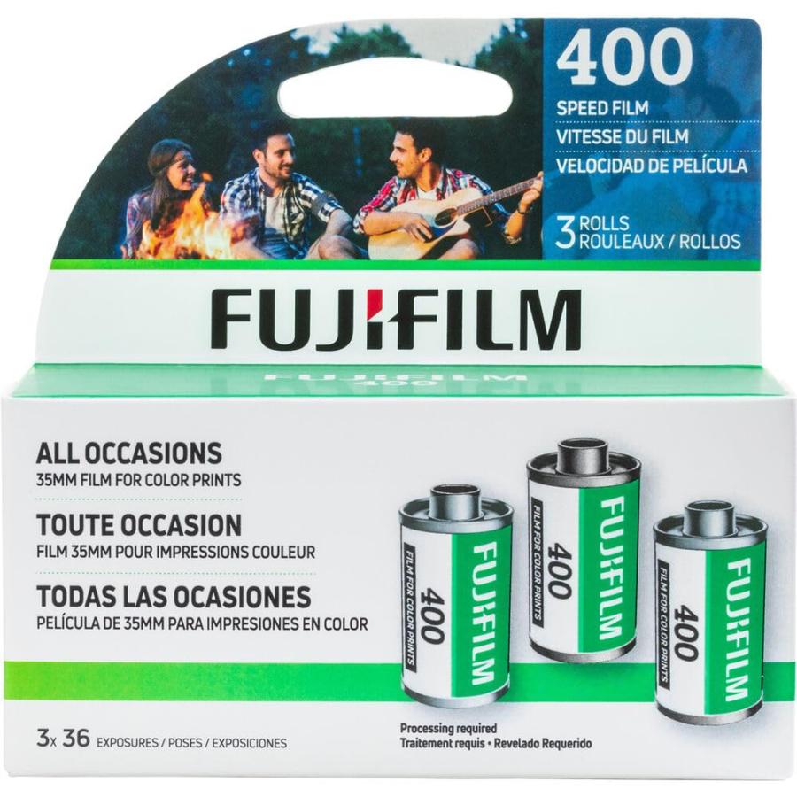 Fuji フジフイルム 海外版 FUJIFILM400 36枚撮り 3本パック FUJIFILM