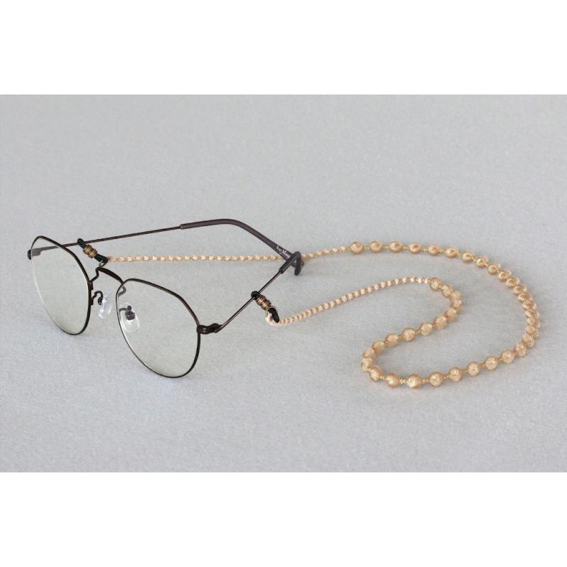 トリプルオゥ グラスコード ウッドベージュ GC001◇メガネ用ストラップ