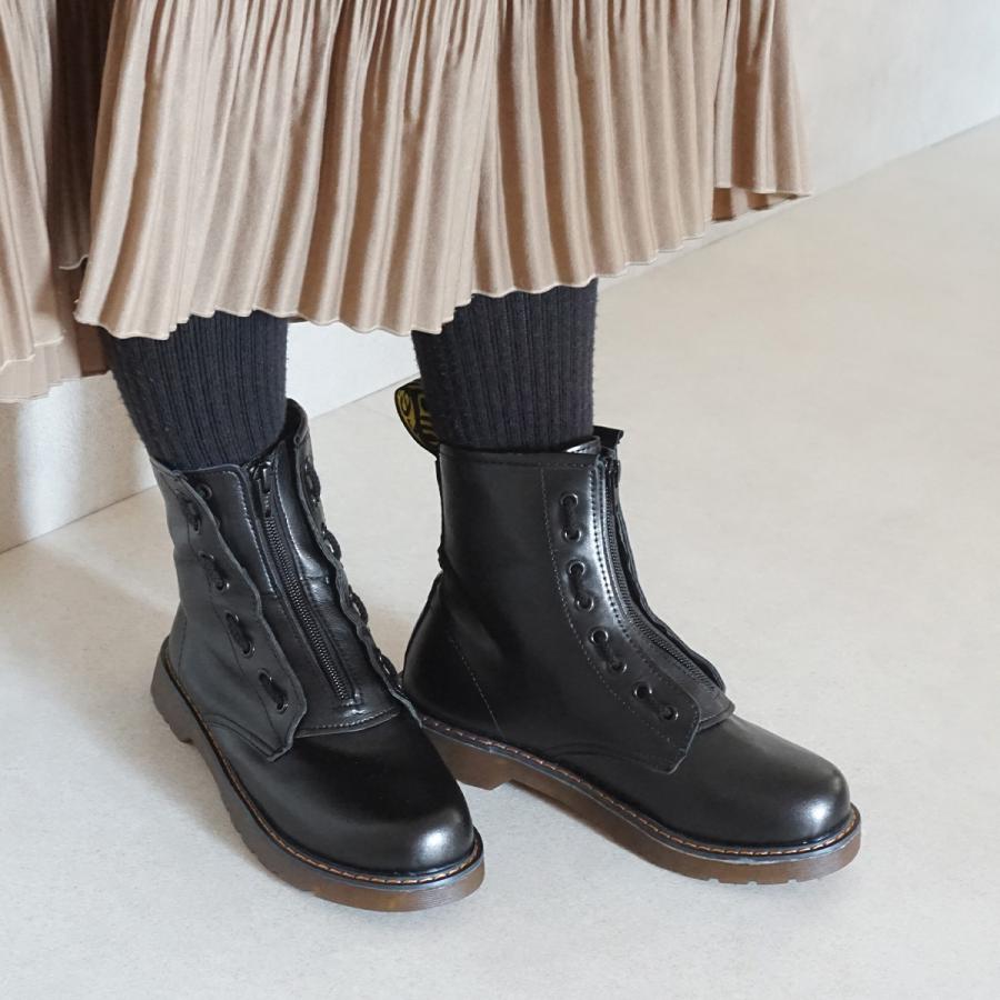 Belle＆Sofa（ベルアンドソファ） 編み上げ ブーツ クイックリリース