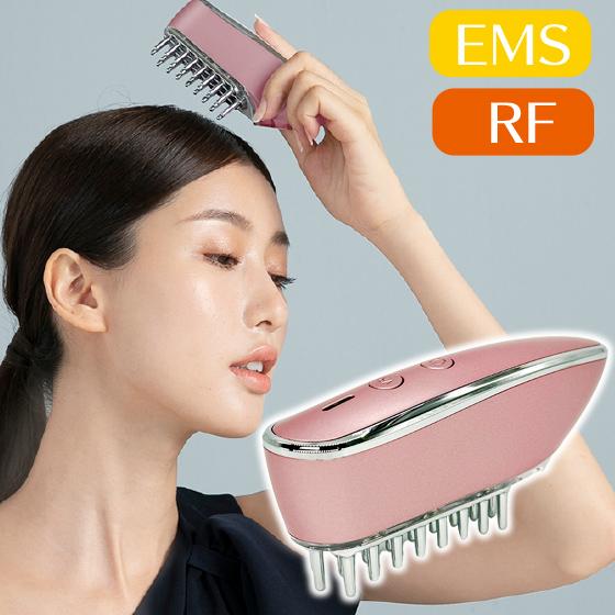 EMS＆RF スカルプ リフトケアブラシ EMS ラジオ波 電気ブラシ 頭皮 顔