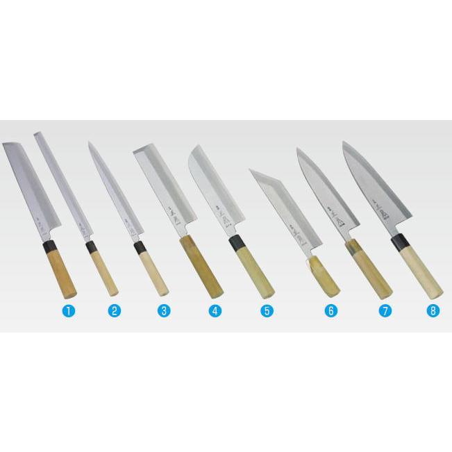 正本 本霞・玉白鋼 柳刃刺身庖刀 KS0436【代引き不可】【送料無料