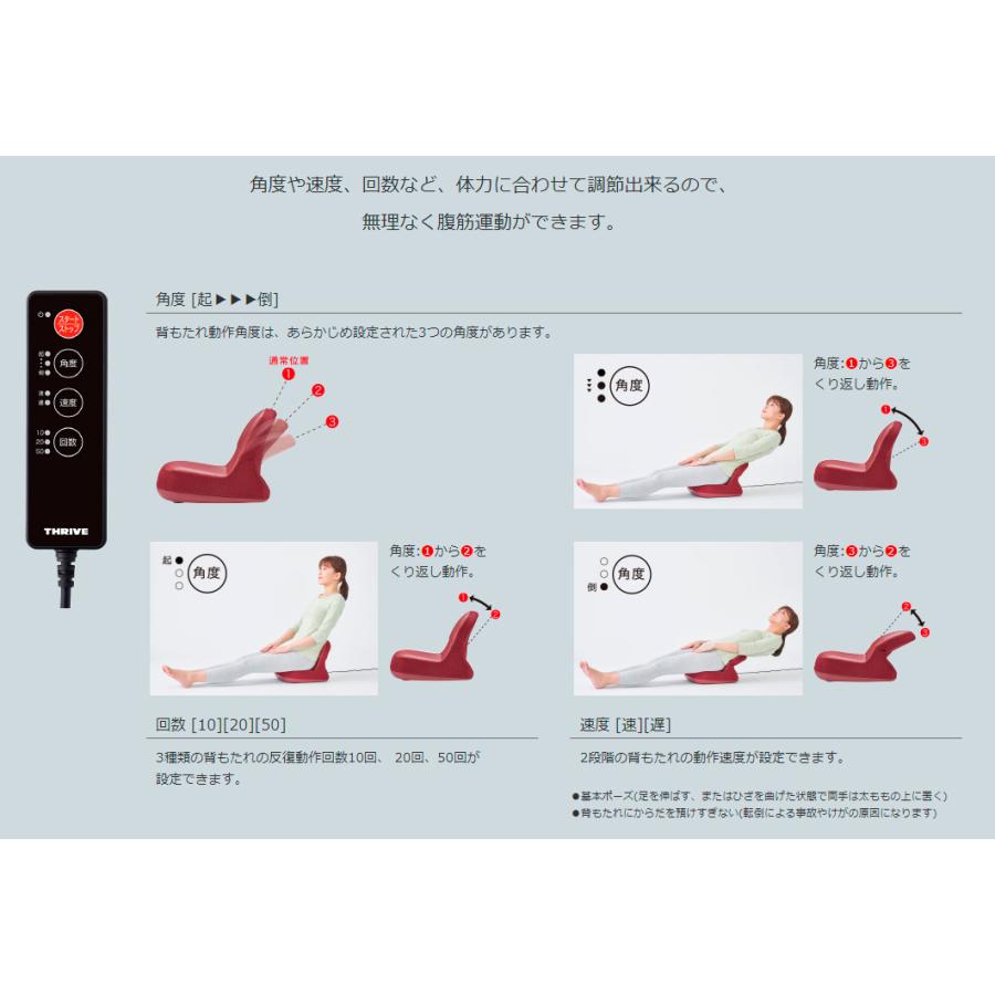 THRIVE（スライヴ） 腹筋マシン 腹筋トレーナー FD-102 THRIVE 美腹