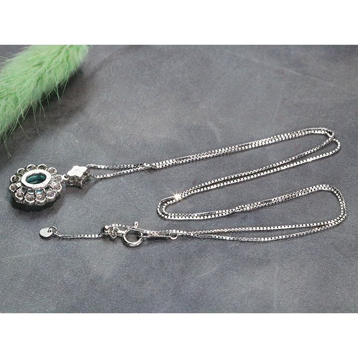 ブラジル産 パライバトルマリン 1.27カラット ダイヤモンド 0.78