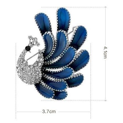 孔雀・蝶・像のデザインブローチ3点セット ※個別でも可 1個3000円 幸運