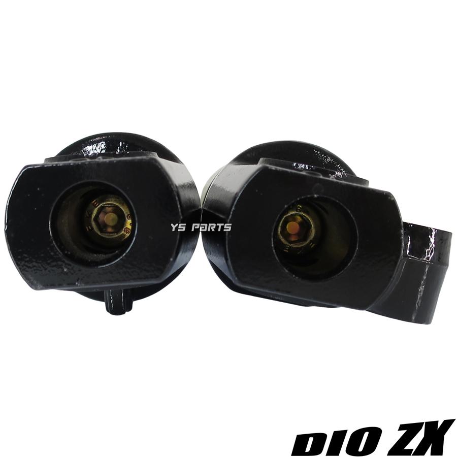 高品質]CNCフロントフォーク/フロントサスペンション黒ライブディオZX