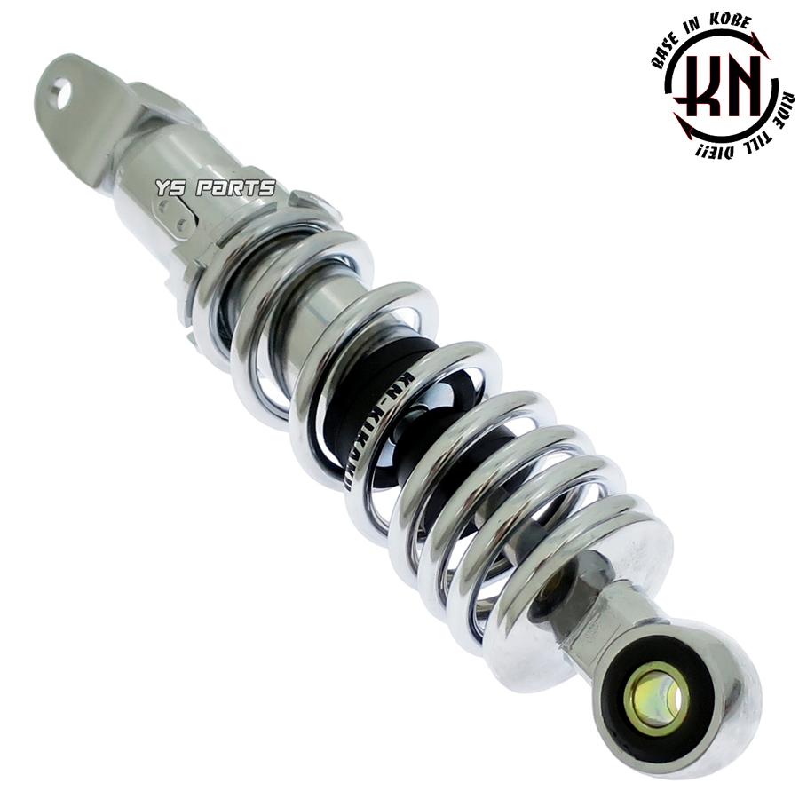 メッキボディ KNリヤサス リアショック銀230mm ライブディオJ ライブ