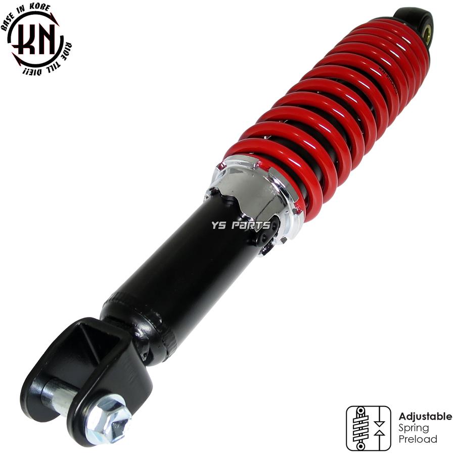 ツインダンパー KNリアサス黒赤290mm ライブディオJ ライブディオZX