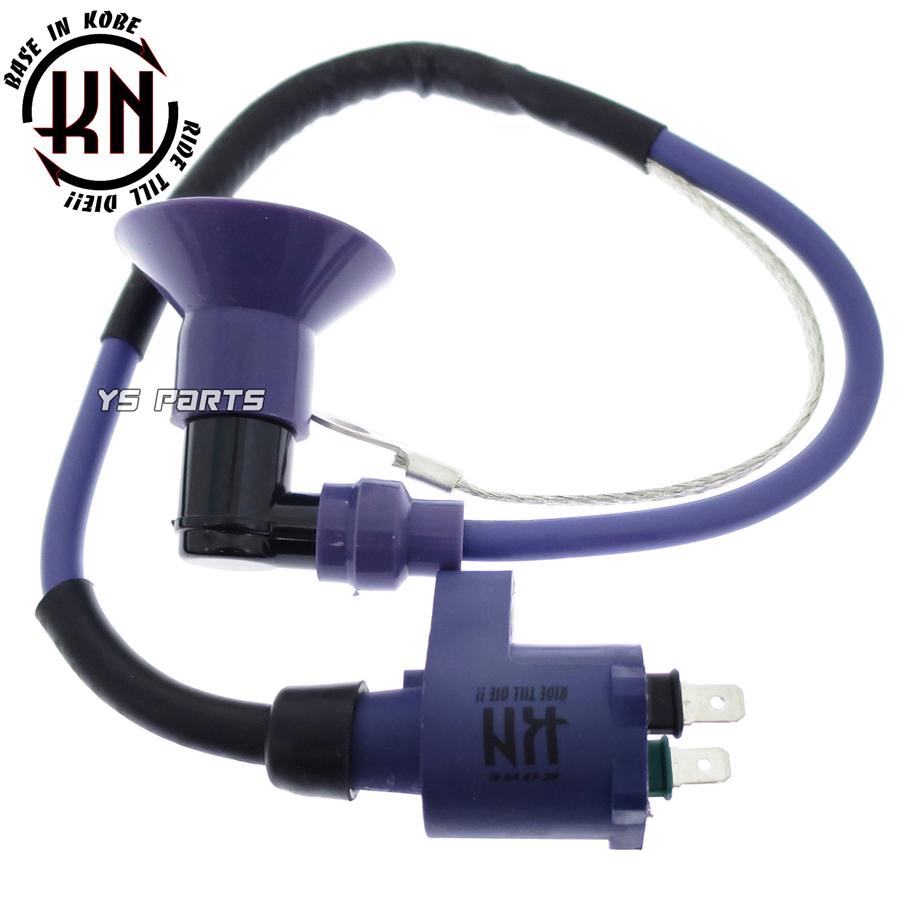 高品質】ポン付可能強化イグニッションコイル紫 アース線付 ライブ