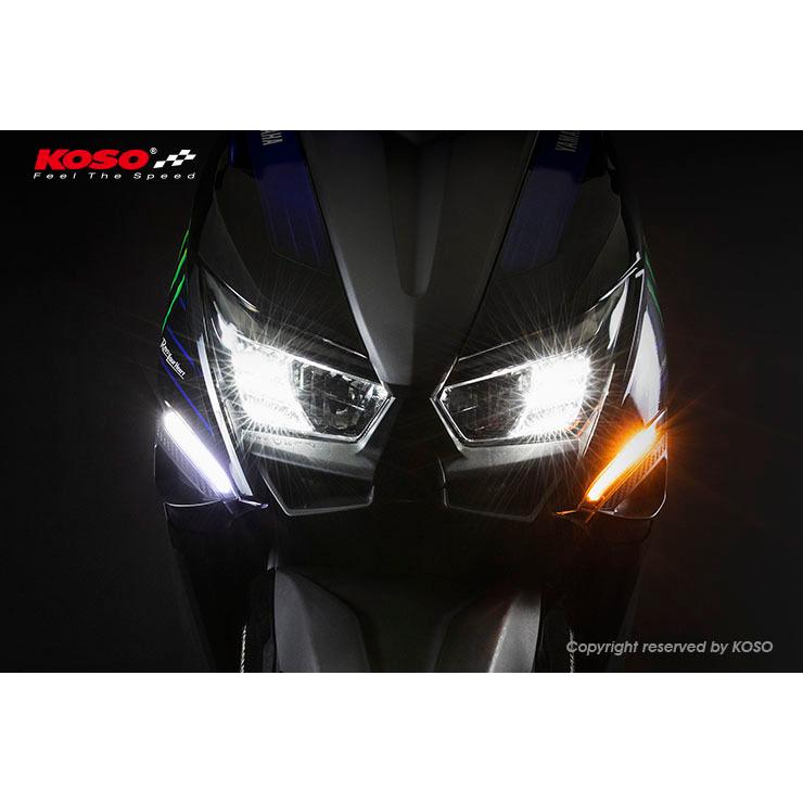 超高品質】KOSO LEDシーケンシャルフロントウインカーキット シグナス