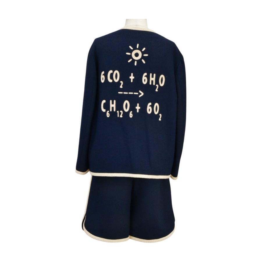 GUCCI（グッチ） エンブロイダリー レトロ ツイード ノーカラー