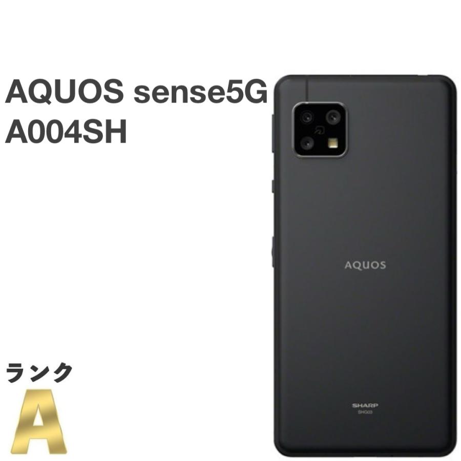 AQUOS sense 【美品】AQUOS sense5G A004SH [ブラック] ソフトバンク
