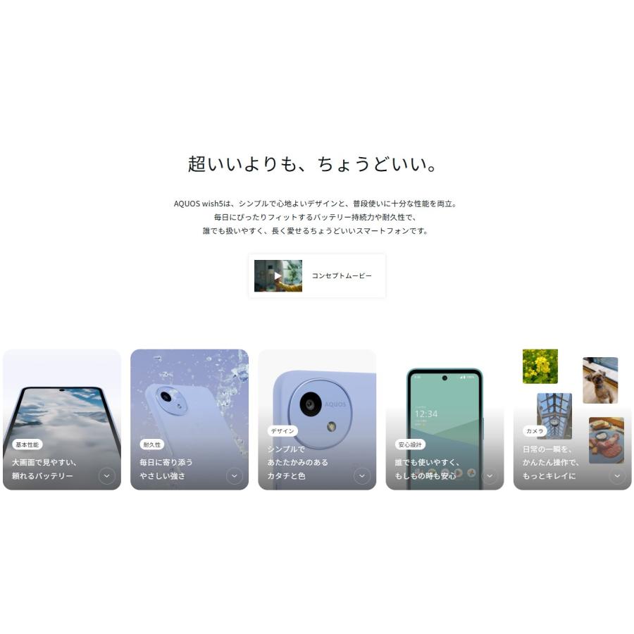 AQUOS wish 【新品同様】AQUOS wish5 SH-52F スミ ブラック docomo SIM