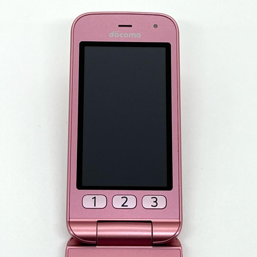 らくらくシリーズ 【良品】らくらくホン F-02J ピンク ドコモ SIM
