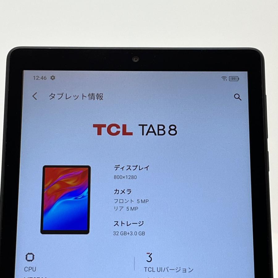 TCL 【良品】TCL TAB 8 9132X プレミアムブラック Wi-Fiモデル 32GB 8