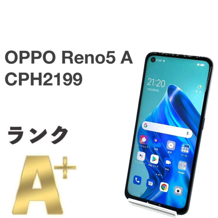 Reno 極美品 OPPO Reno5 A CPH2199 アイスブルー SIMフリー 128GB