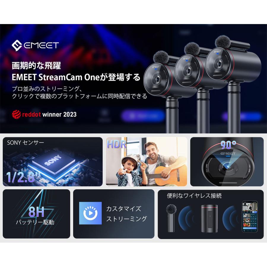 webカメラ ライブストリーミングカメラ HD 1080P マルチカメラ対応 2つ