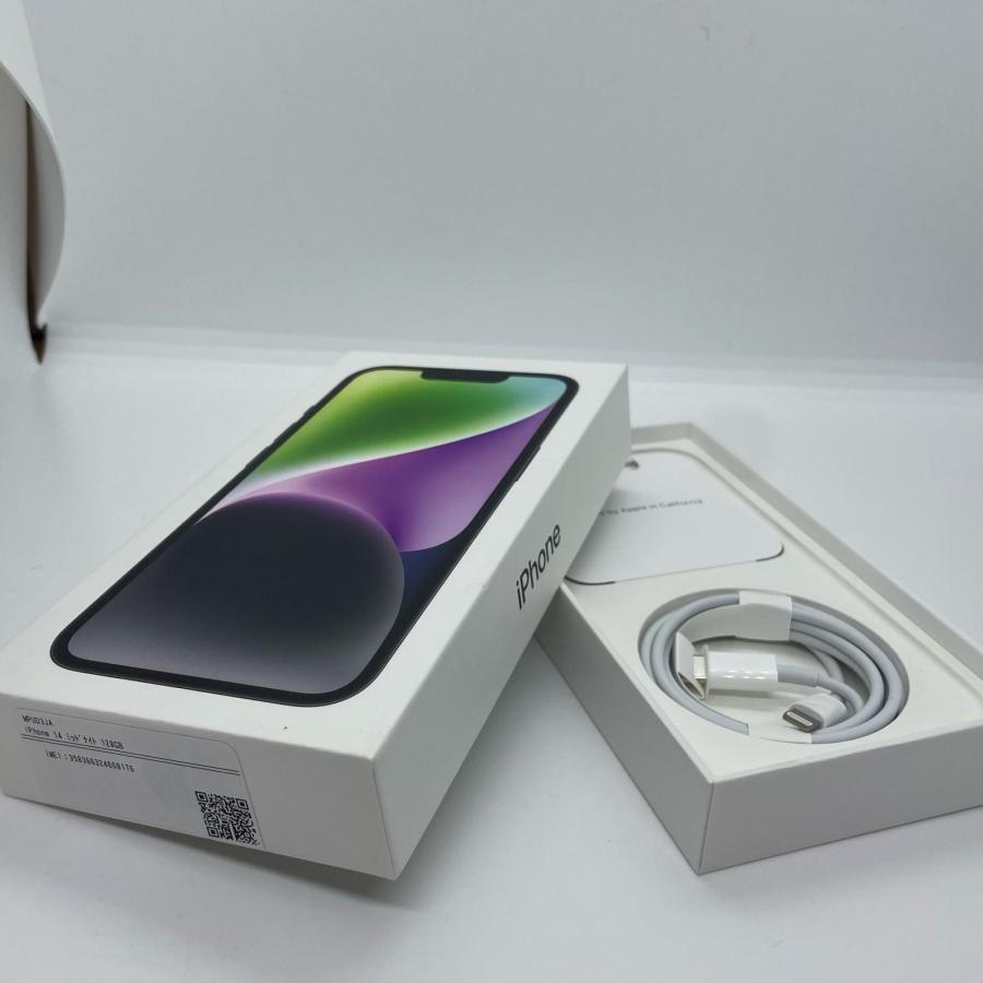 Apple iPhone 14 128GB ミッドナイト SIMフリー 動作確認済 93%【全額