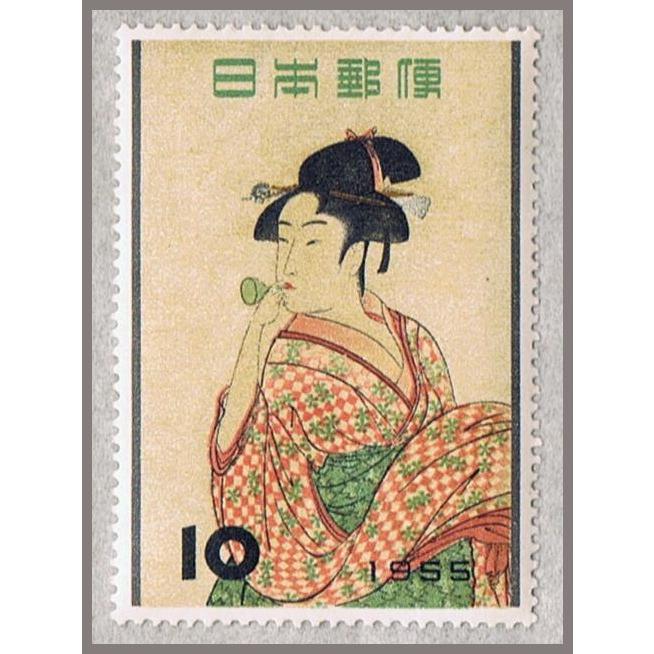 切手趣味週間 評価の高い3種 3枚セット 見返り美人 ビードロを吹く娘