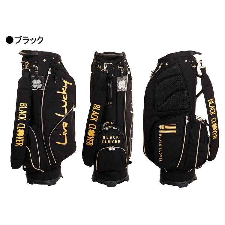 ブラッククローバー BLACK CLOVER ゴルフ キャディバッグ 9.0型