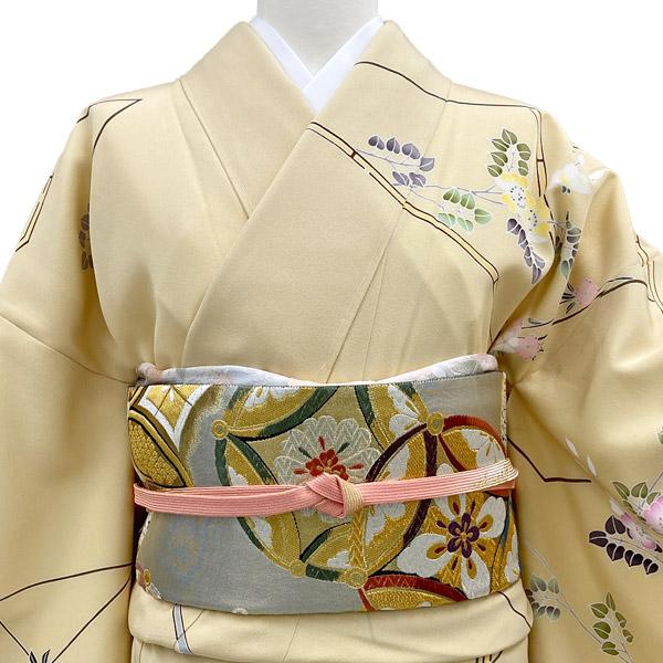 京都きもの友禅 訪問着 レンタル フルセット 5泊6日 正絹 手描き 京