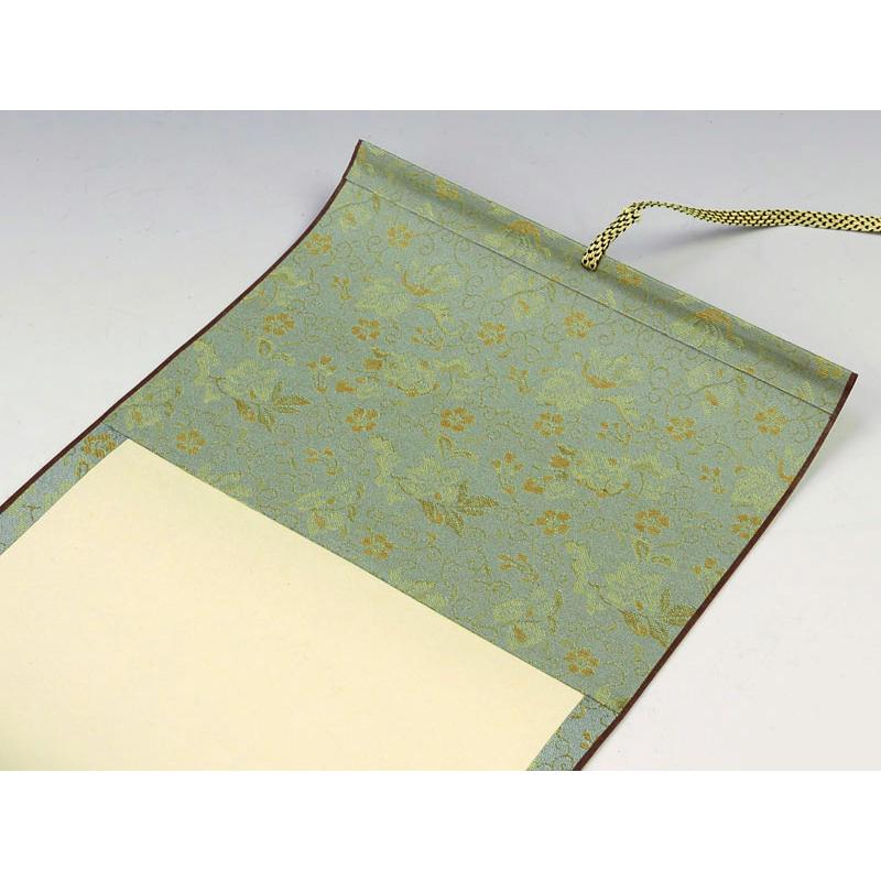 白抜掛け軸 （書画用趣彩巻物）(1本) + 高級桐箱(1個)セット（高級桐箱