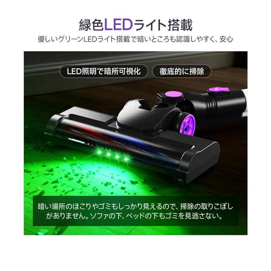 Joyhouse 「クーポンで12,980円」掃除機 コードレス 75kPa吸引力 自立