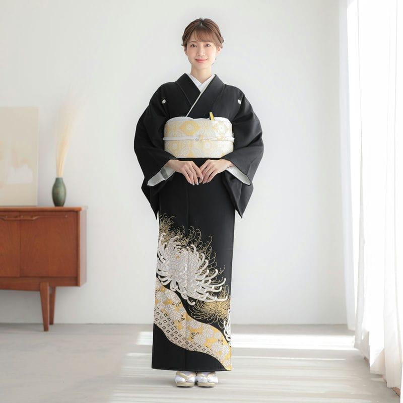 YUMI KATSURA（ユミカツラ） 黒留袖 レンタル 桂由美 結婚式 刺繍 道長