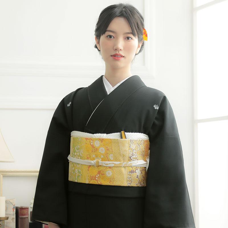 黒留袖 レンタル ジャパンスタイル 結婚式 束ね熨斗に鼓と宝尽し 貸