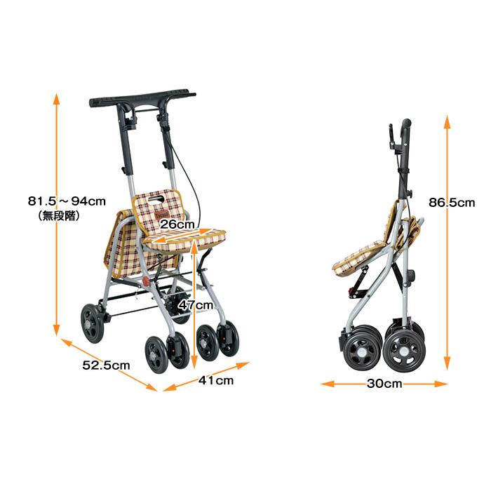 Tacaof シルバーカー 幸和製作所 パインウォーカー PS-169 歩行介助